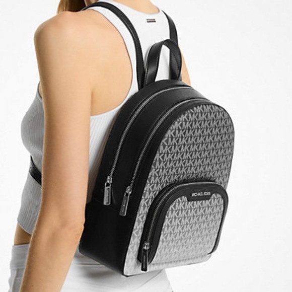 Michael Kors Jaycee Medium Ombré Signature Logo Backpack - Picture 1 of 5